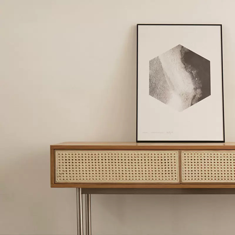 藤編三抽電視櫃