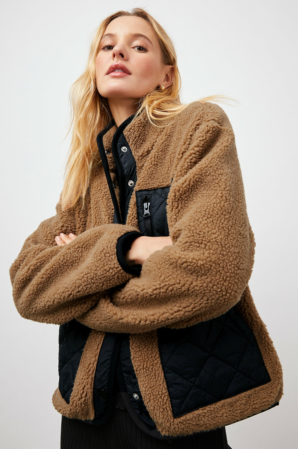 Lorna Bomber羊羔毛外套