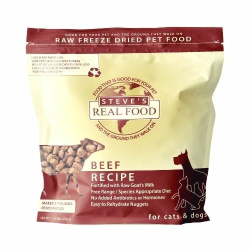 Steve's Real Food 凍乾狗糧 - 牛肉配方 20oz
