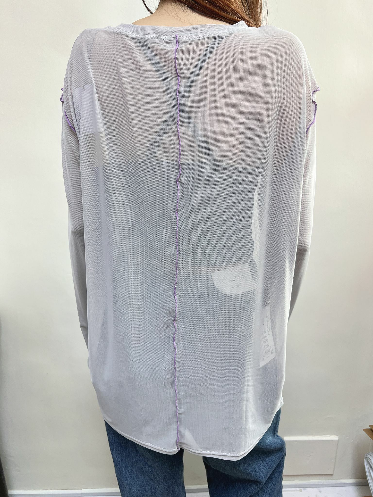 RPS Color-switching tulle pullover