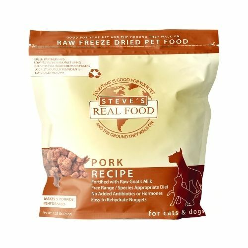 Steve's Real Food 凍乾狗糧 - 豬肉配方 20oz