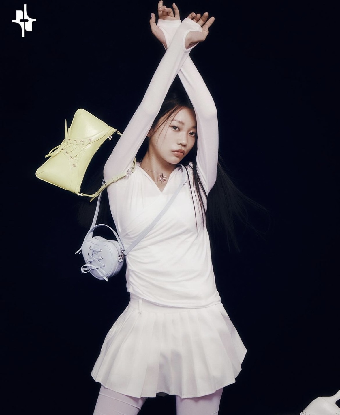 <韓國代購> FIND KAPOOR RIBBON TIE SHOULDER BAG