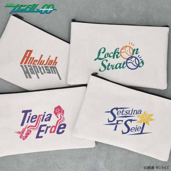 Pbandai 預訂2024/5月 機動戦士ガンダム00　レタリングデザイン　ポーチ