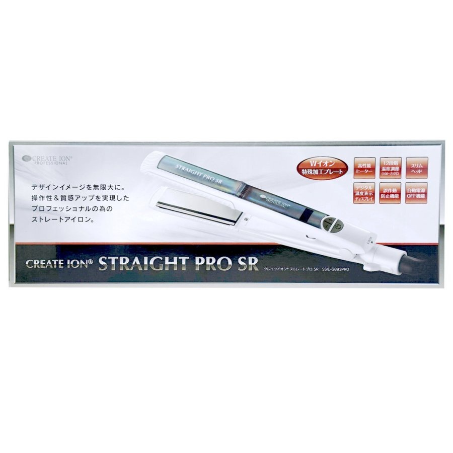 日本 CREATE ION SSIE-G893PRO SR 頂級專業美髮離子夾(台灣電壓)