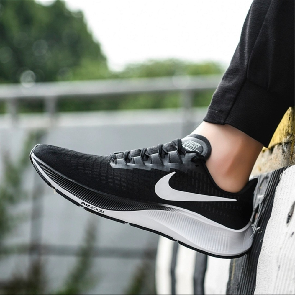 Nike Air Zoom Pegasus 37 Black White 黑白 氣墊 BQ9646-002