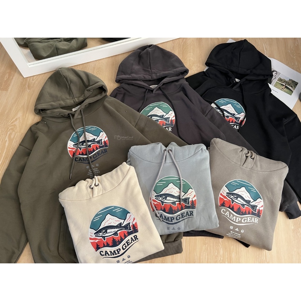 6196 CAMP GEAR 魚帽T