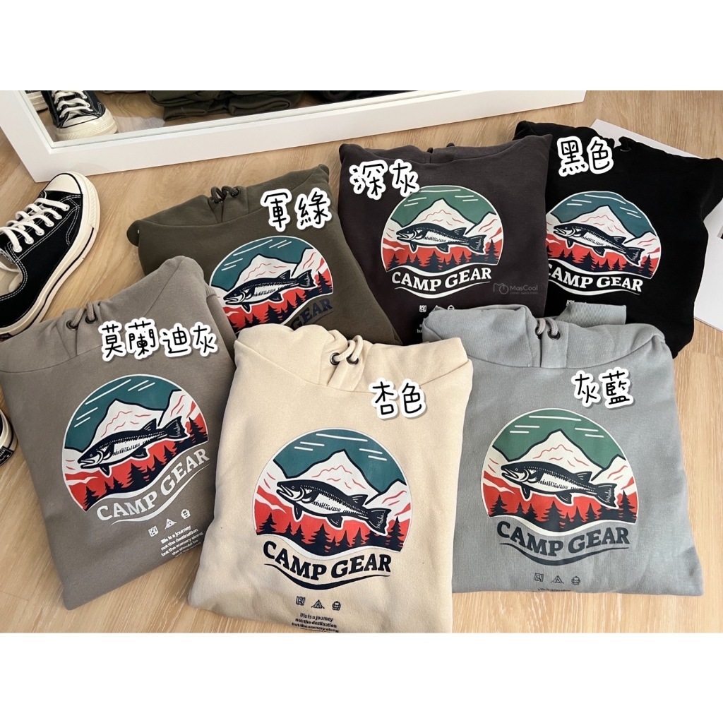 6196 CAMP GEAR 魚帽T