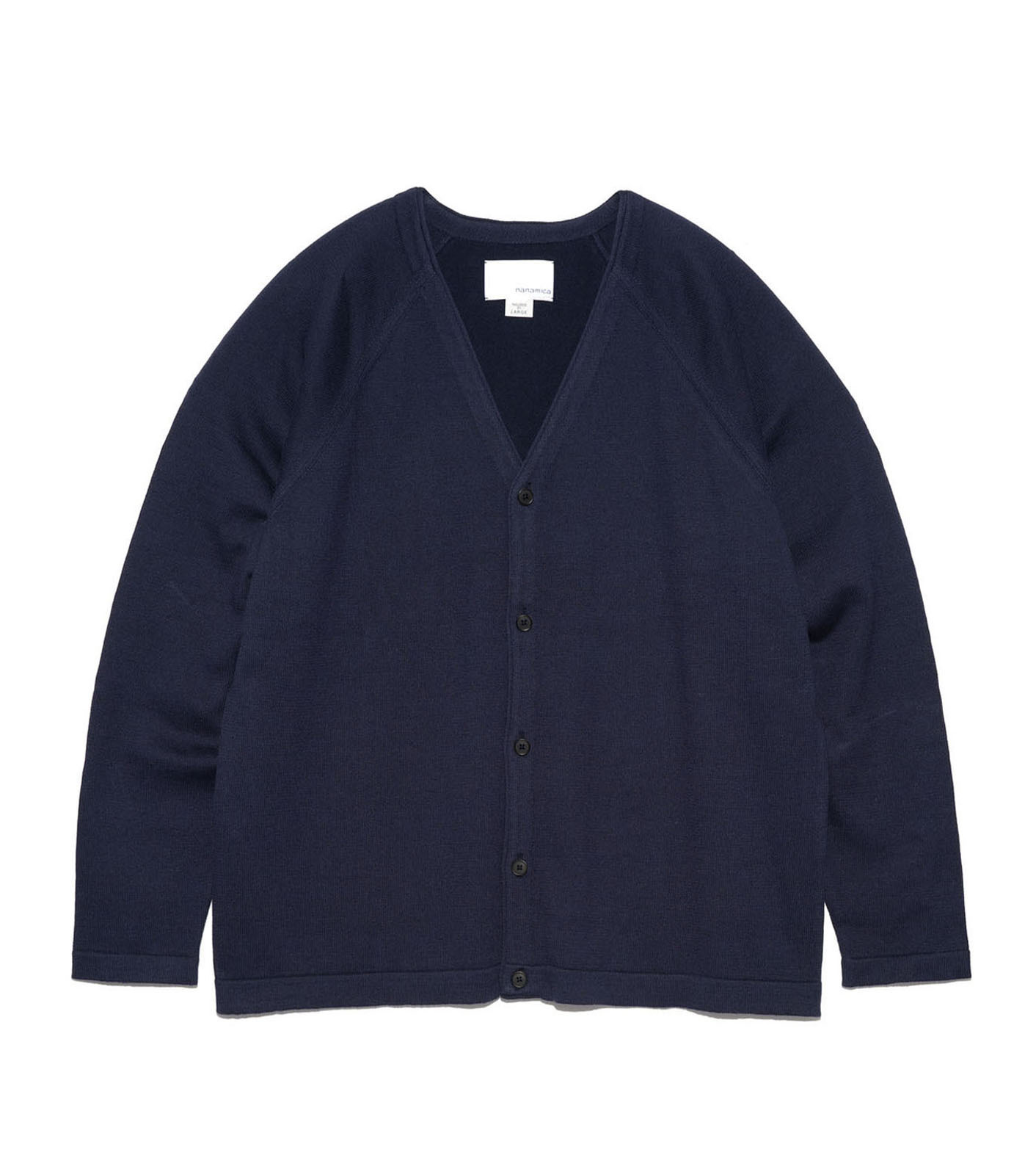 nanamica  紫標 棉質羊絨 開衫