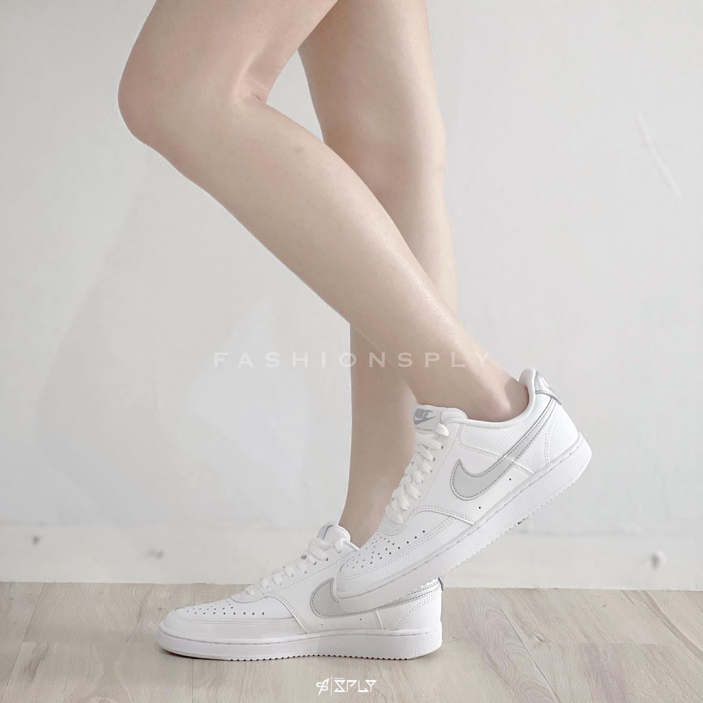 Nike Court Vision Low White Grey 白銀 休閒鞋 CD5434-111