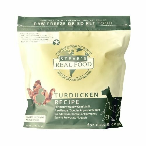 Steve's Real Food 凍乾狗糧 - 火雞、鴨、雞配方 20oz