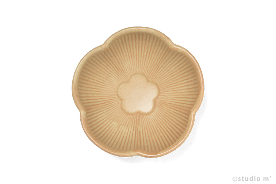 STUDIO M'  - Fleuron 5.5寸花形缽 / 沙黃