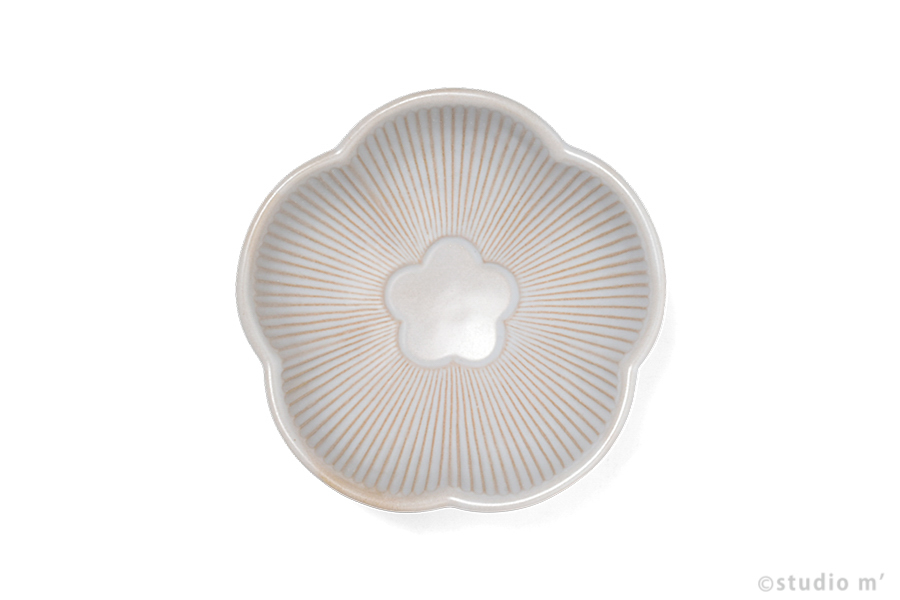 STUDIO M'  - Fleuron 5.5寸花形缽 / 冰藍