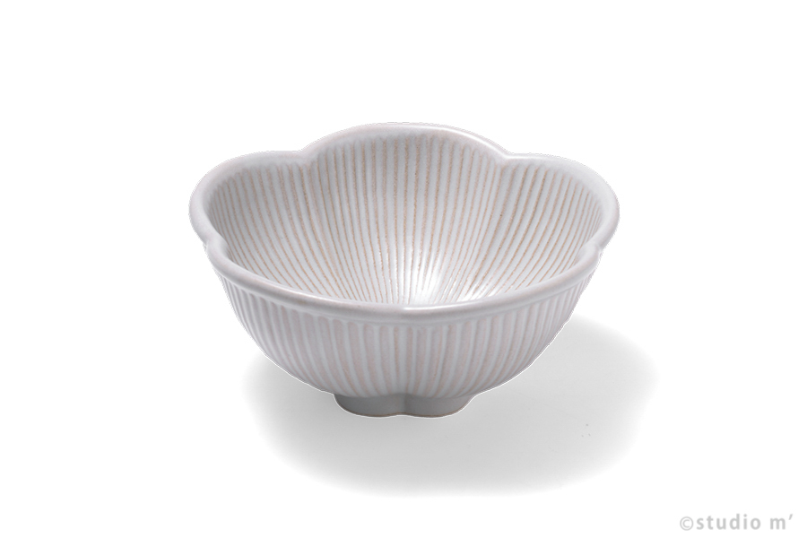 STUDIO M'  - Fleuron 5.5寸花形缽 / 冰藍