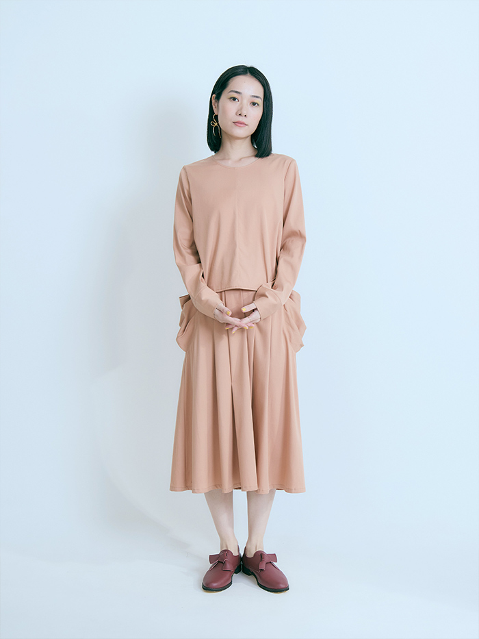 松果種子口袋裙-早霞