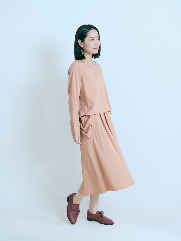 松果種子口袋裙-早霞