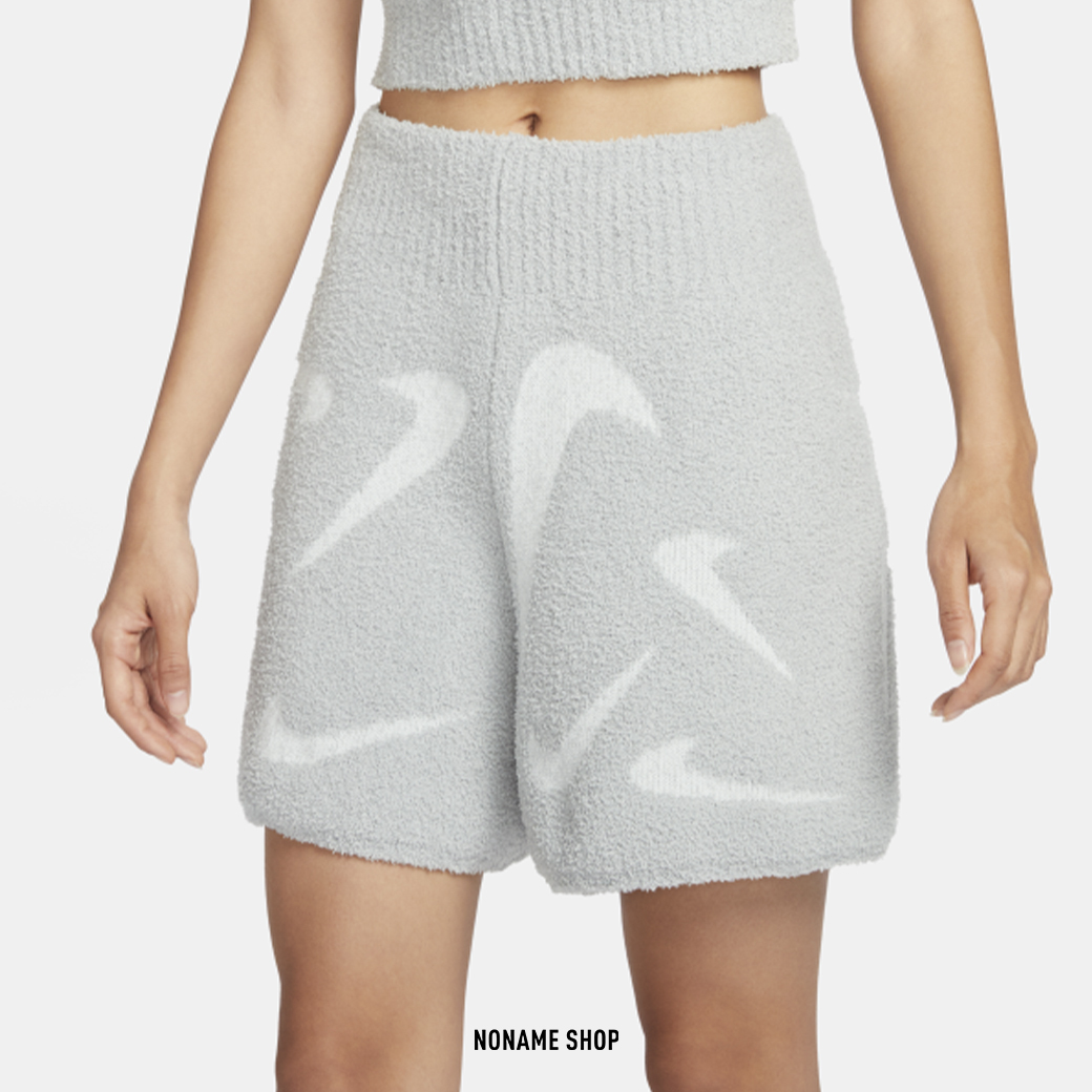 NIKE NSW PHOENIX COZY 針織 短褲 灰色 (女款)
