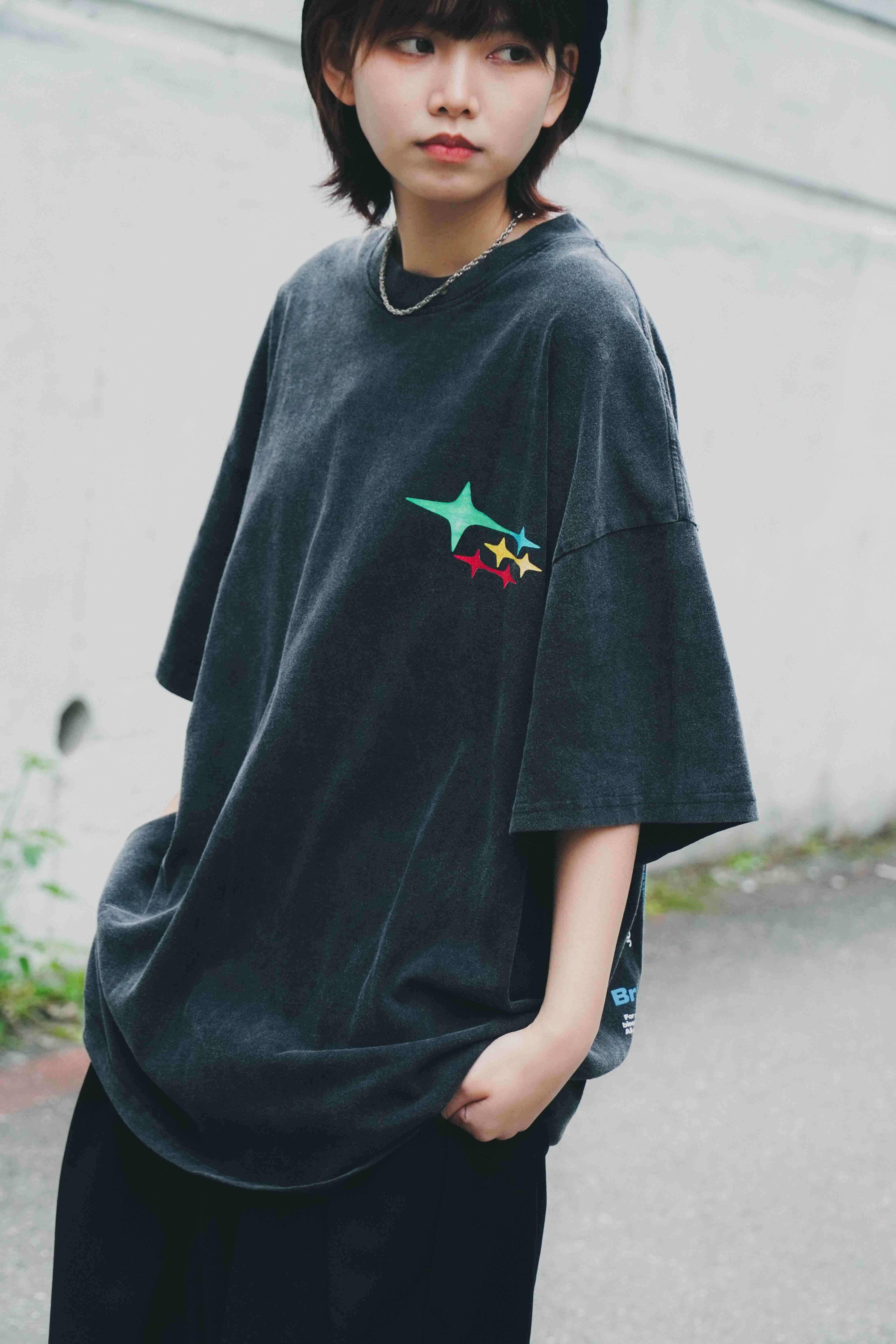 『Always_Good』腦力激盪 印花 水洗 短TEE