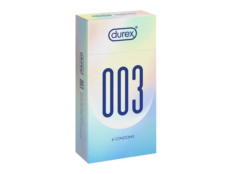 Durex 003 6's Pack PU Condom