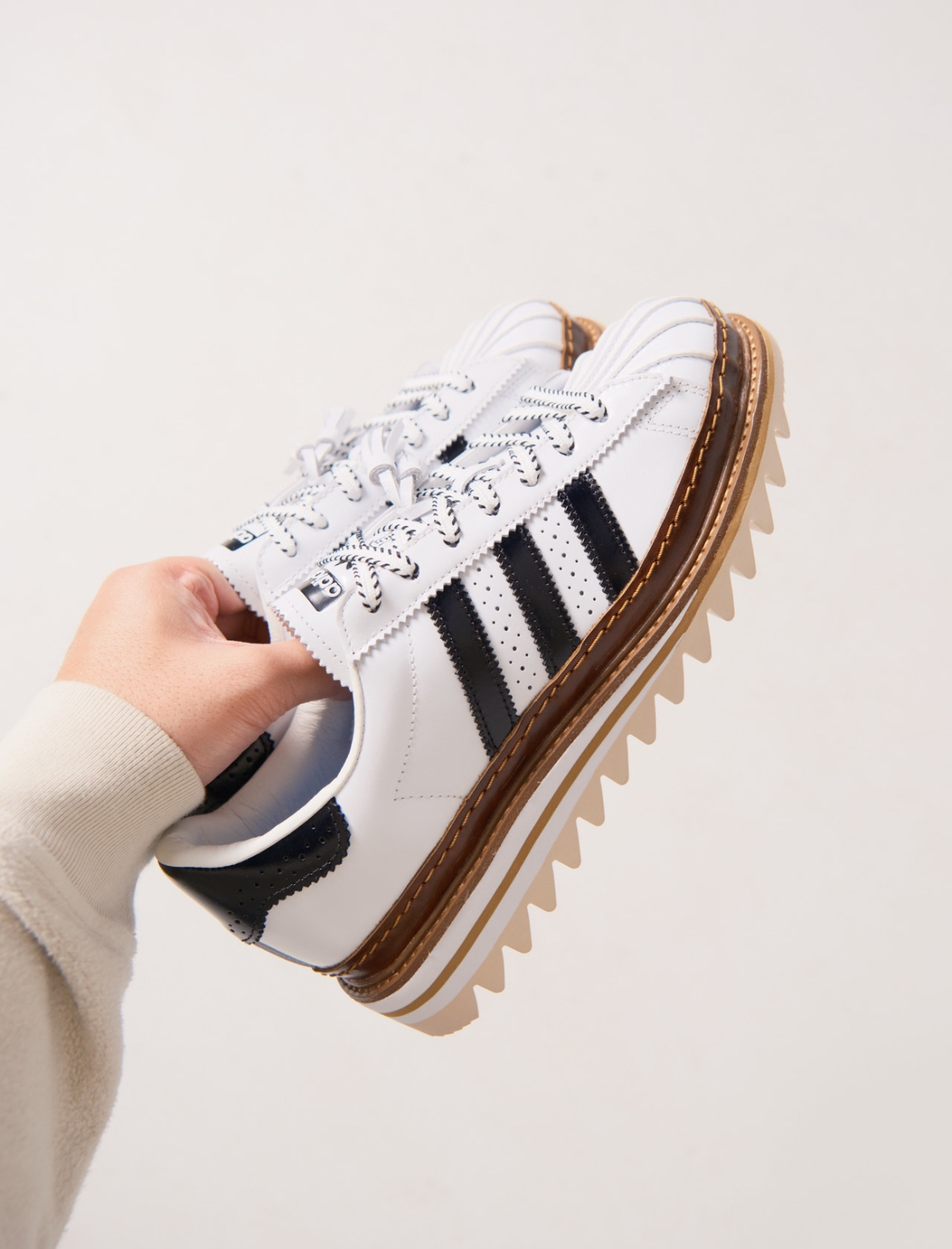 CLOT X Adidas Superstar 陳冠希 聯名款 牛津鞋 英倫風 貝殼鞋 鋸齒底 焦糖底 復古 IH3132/預購