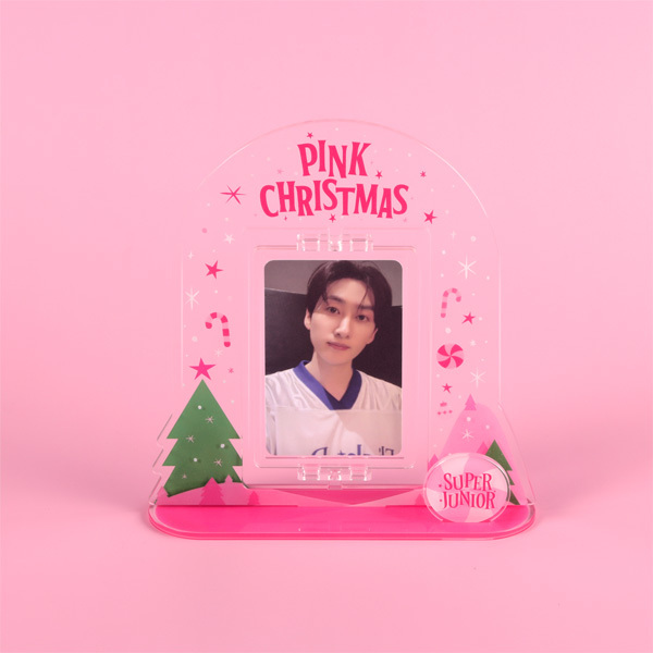Super Junior Pink Christmas Acrylic turning Stand set