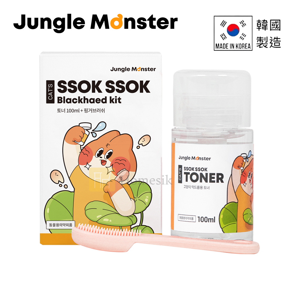 韓國貓咪專用粉刺爽膚水套裝 (附專用軟矽膠指刷 ) 100毫升