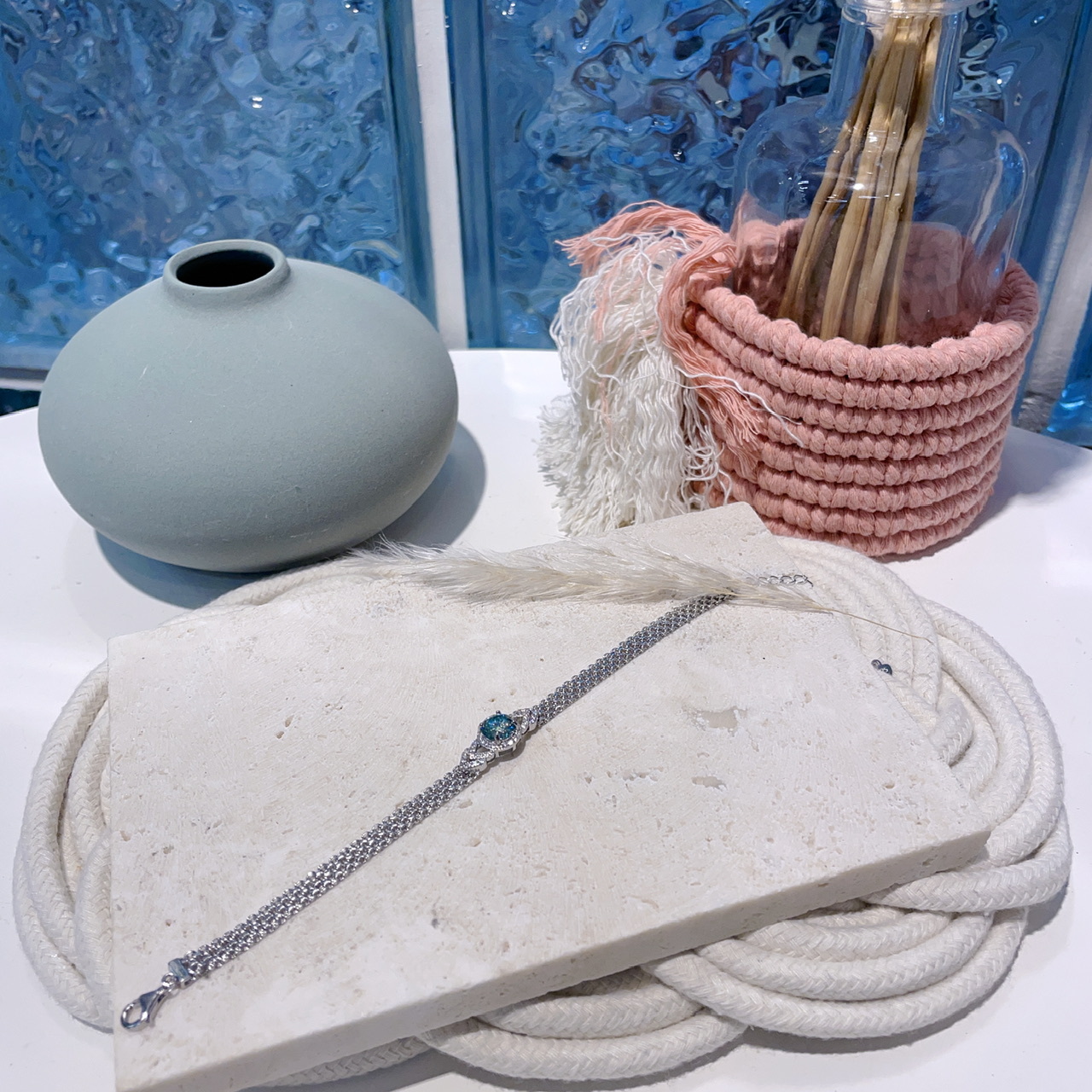 D973 莫桑手鏈 1.00ct