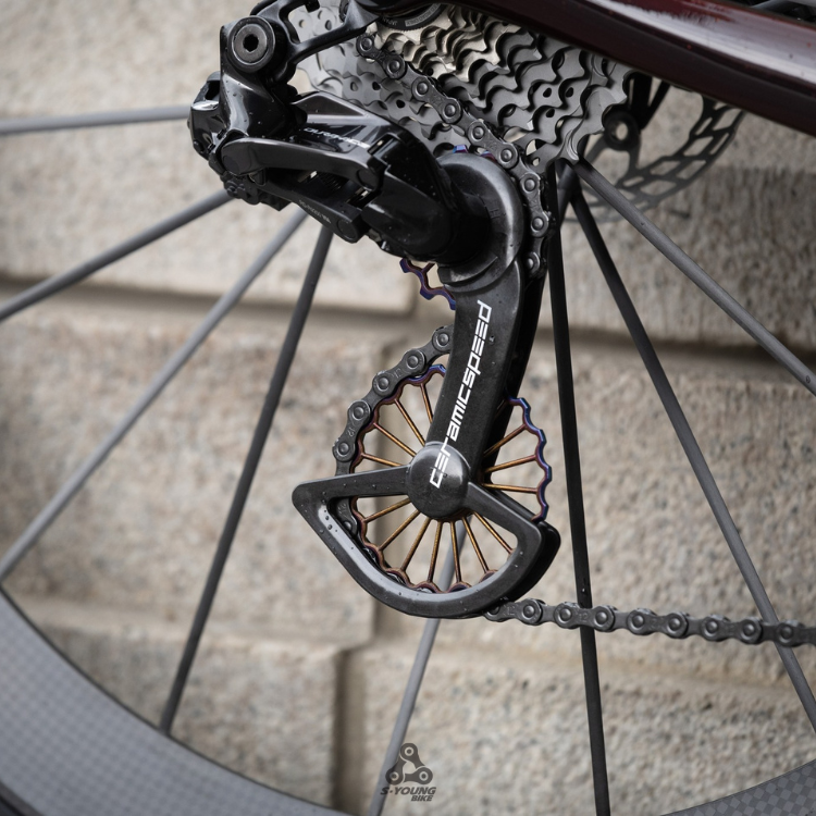 【Ceramicspeed】OSPW Shimano 9200 特別版大導輪 3D列印氮化鈦