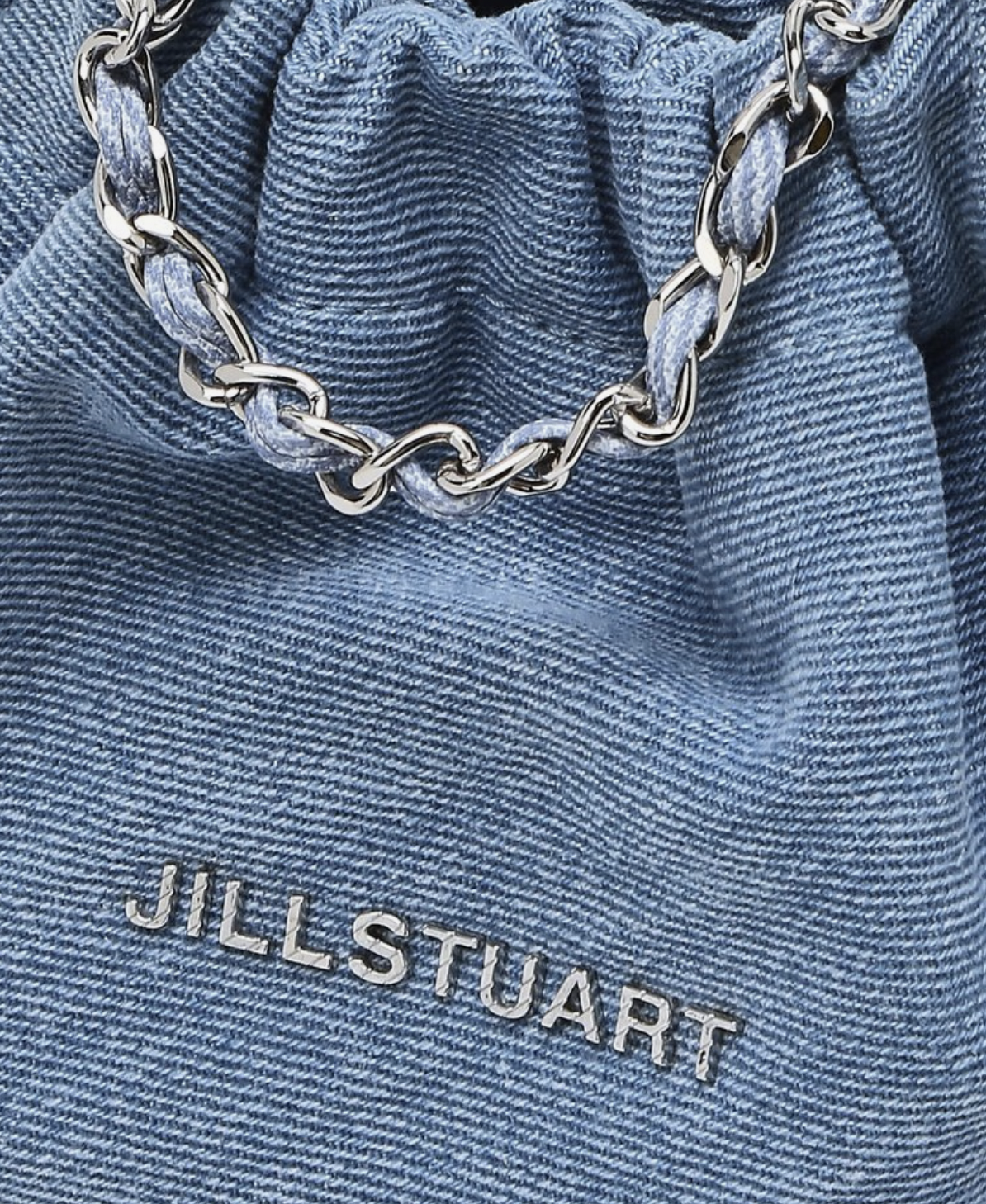 ◆JILLSTUART◆Coco Denim Chain Mini Cross & Shoulder Bag 韓國Jillstuart Denim牛仔布Mini Coco Chain Cross&Shoulder Ba