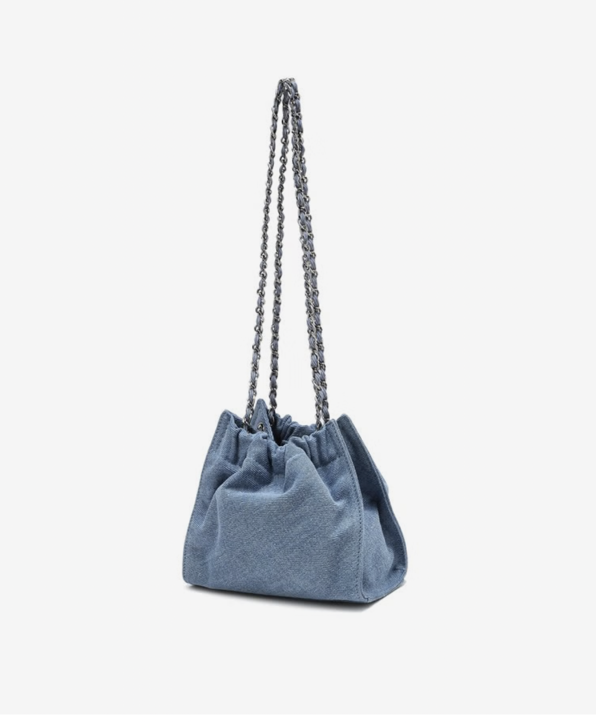 韓國Jillstuart Denim牛仔布Mini Coco Chain Cross&Shoulder Ba