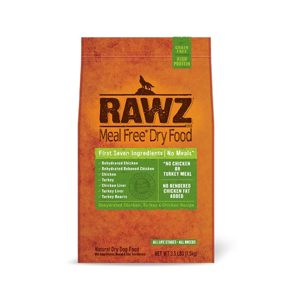 Rawz 無穀物全狗乾糧 -  脫水雞肉、火雞、雞肉配方