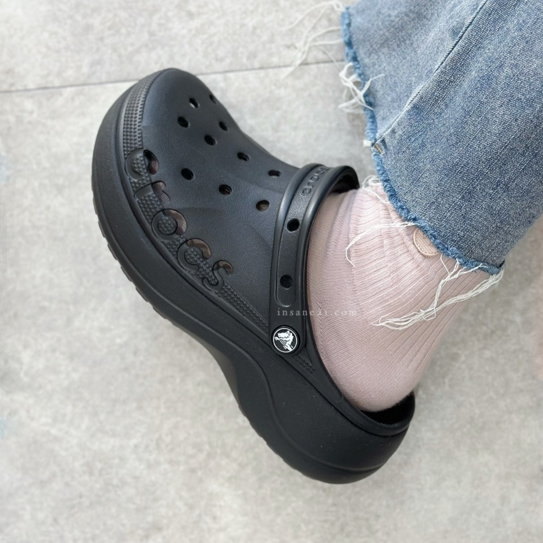 CROCS BAYA PLATFORM CLOG 貝雅雲朵洞洞鞋