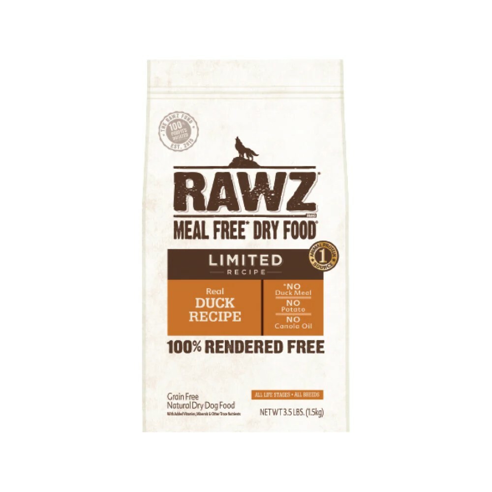 Rawz 單一蛋白鴨肉狗乾糧