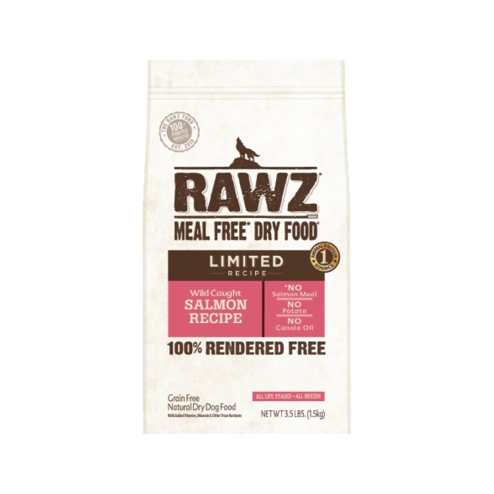 Rawz 單一蛋白三文魚狗乾糧