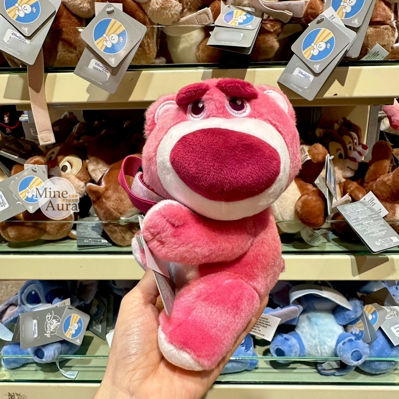 熊抱哥 Lotso 絨毛造型 抱抱 絨毛 造型 窗簾束帶 窗簾綁帶 玩具總動員 Toy Story -香港迪士尼樂園