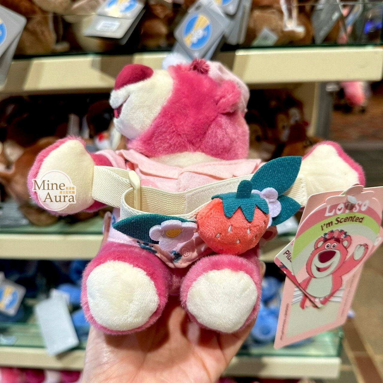 熊抱哥 Lotso居家系列 抱抱 絨毛 造型 窗簾束帶 窗簾綁帶 玩具總動員 Toy Story -香港迪士尼樂園