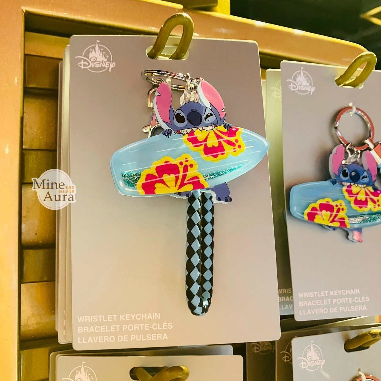 史迪奇 Stitch 編織掛繩 鑰匙圈 吊飾 星際寶貝 Lilo & Stitch -香港迪士尼樂園