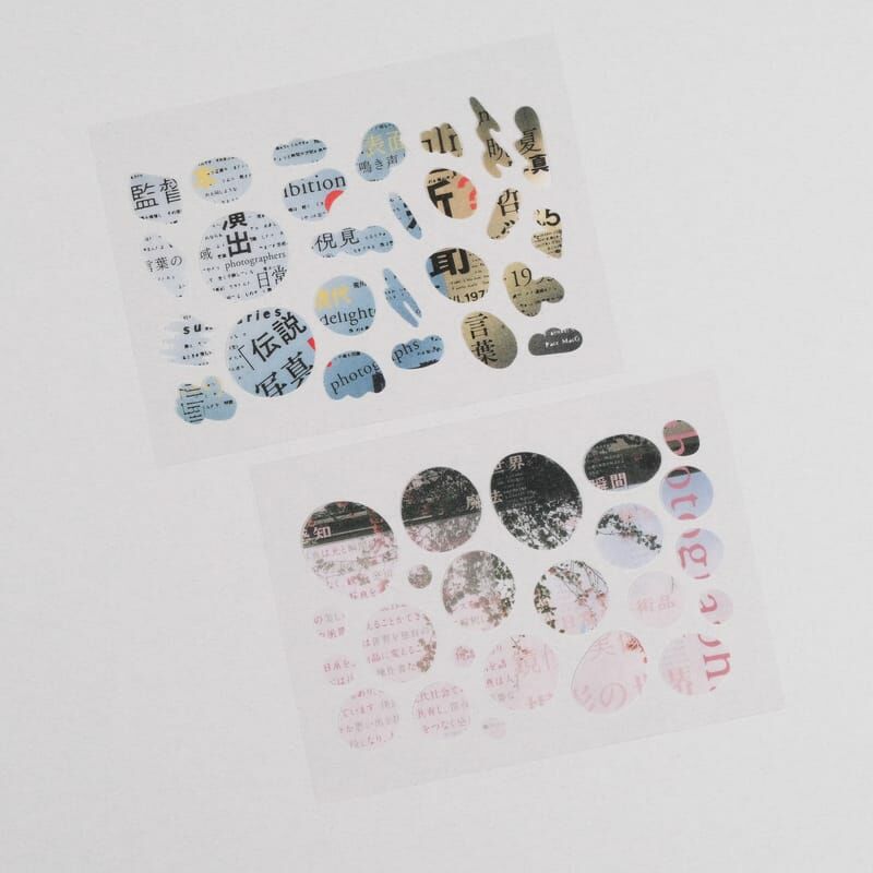 Take a picture 雜誌風格和紙貼紙｜1/1工作室