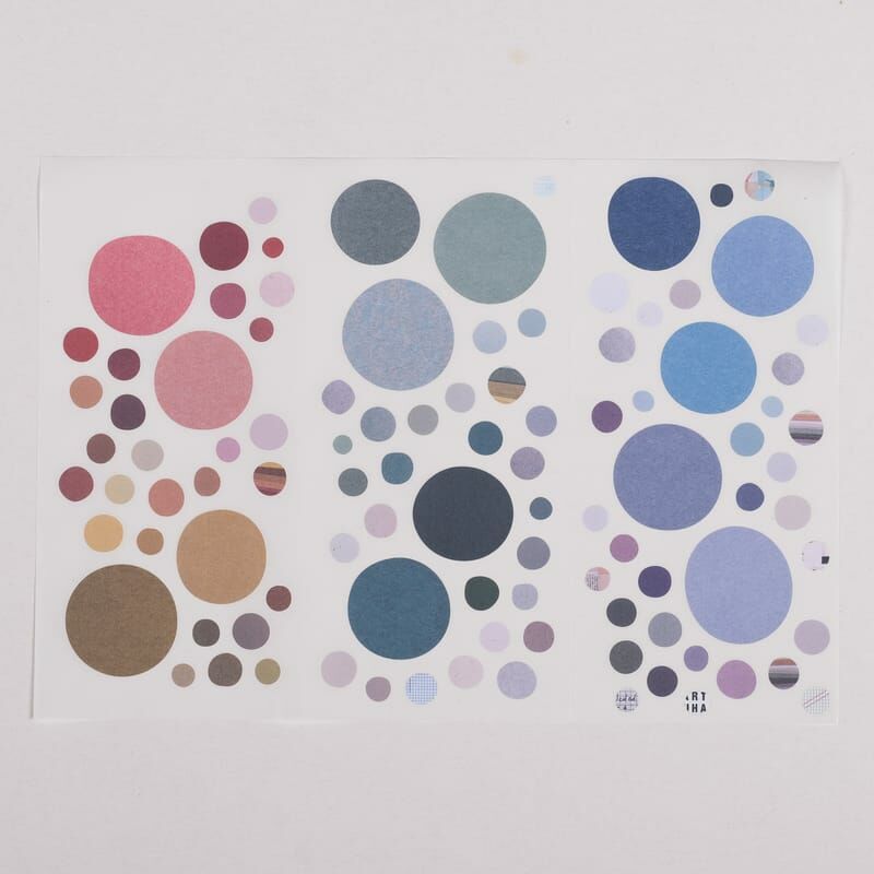 超擬真大圓貼 不規則版｜1/1工作室