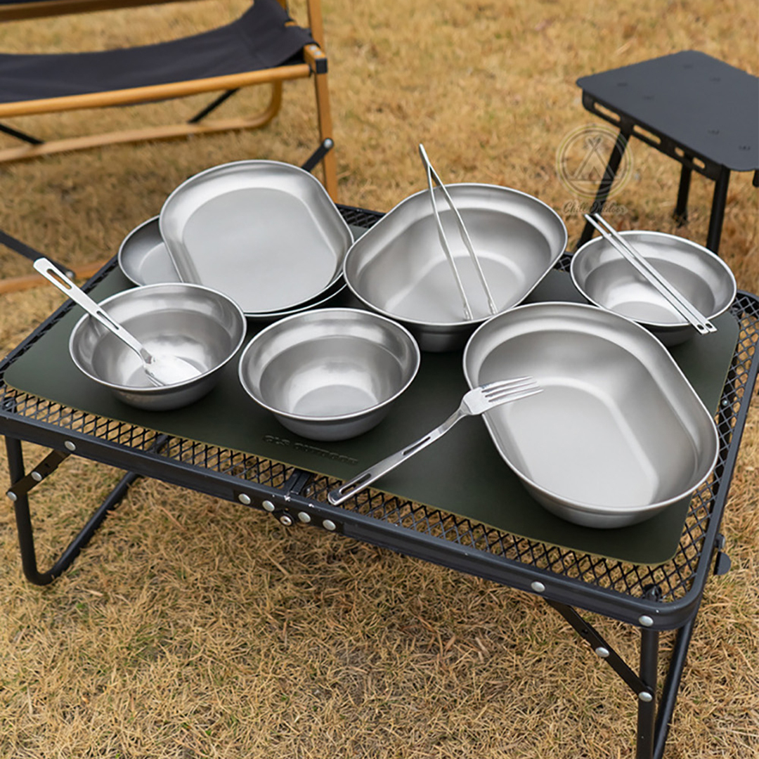 CLS 不鏽鋼6件餐盤組 304不鏽鋼 附贈收納袋