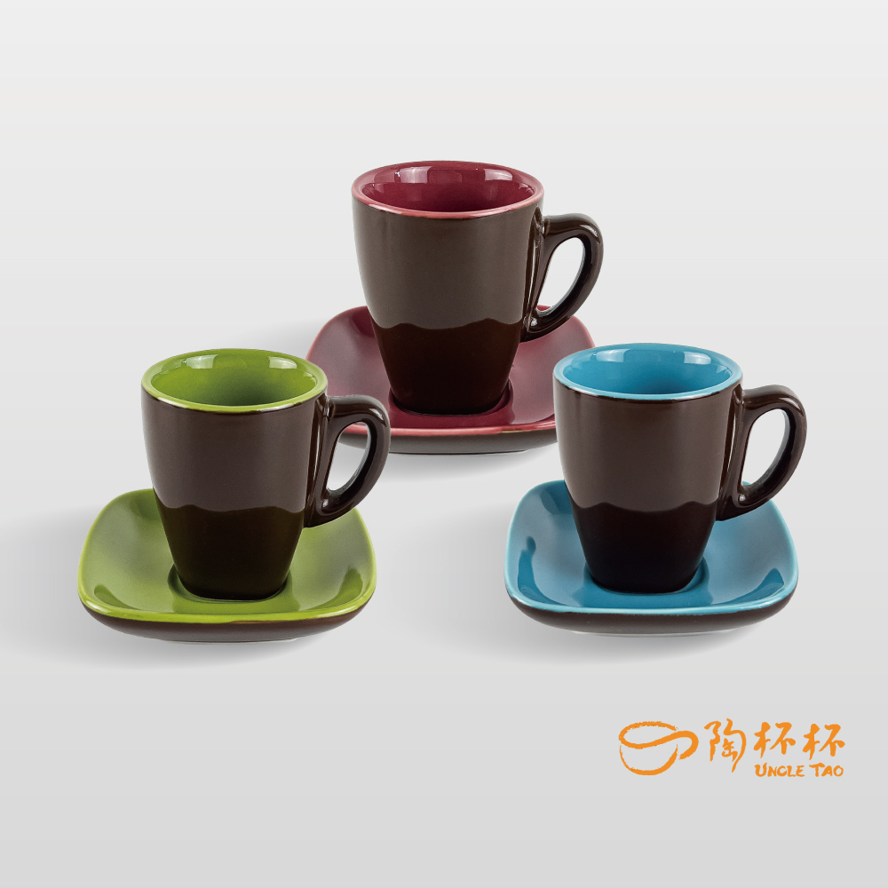 咖啡杯碟組 義式  [高第GAUDI]咖啡杯紅茶杯中式 【陶杯杯瓷器】餐具餐盤 碗盤杯筷 台灣現貨