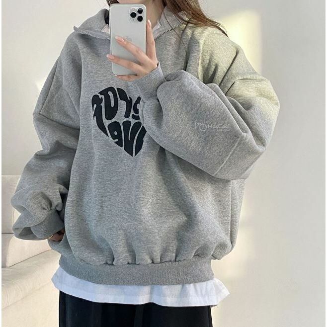 扭曲愛心POLO領大學T