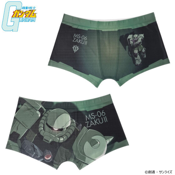 Pbandai 預訂2024/5月 機動戦士ガンダム MSイラスト ボクサーパンツ 量産型ザク