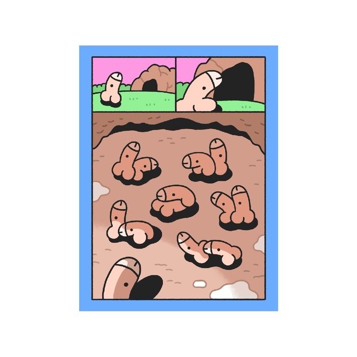 Lanparman｜絕版｜貼紙｜愛愛山洞