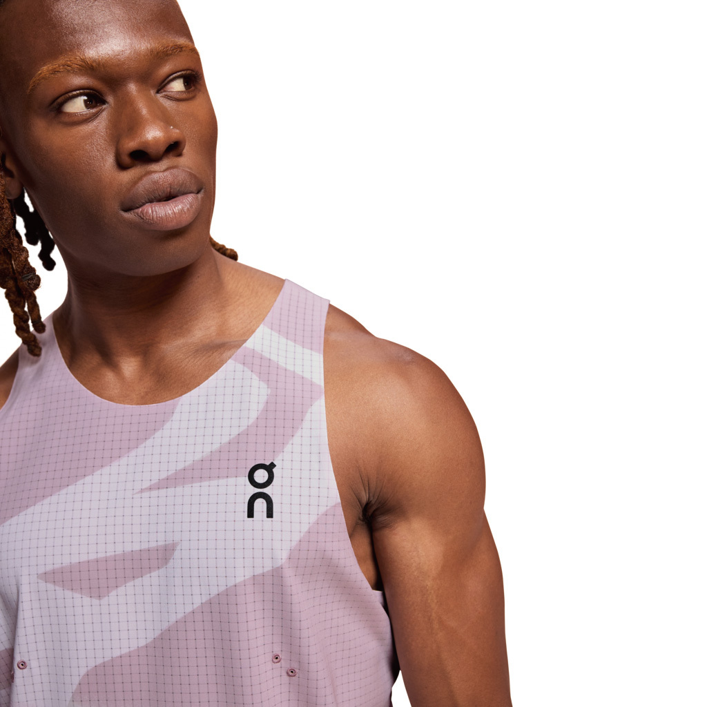 RUN｜On Pace Tank - Mauve (M) 男裝超輕量運動上衣