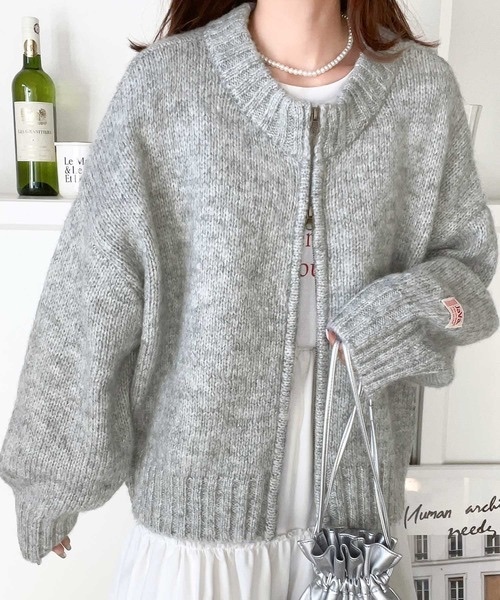 JaVa / 2way Zip Cardigan