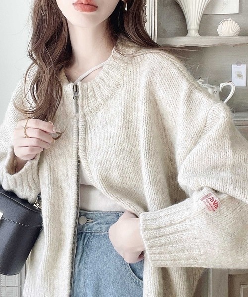 JaVa / 2way Zip Cardigan