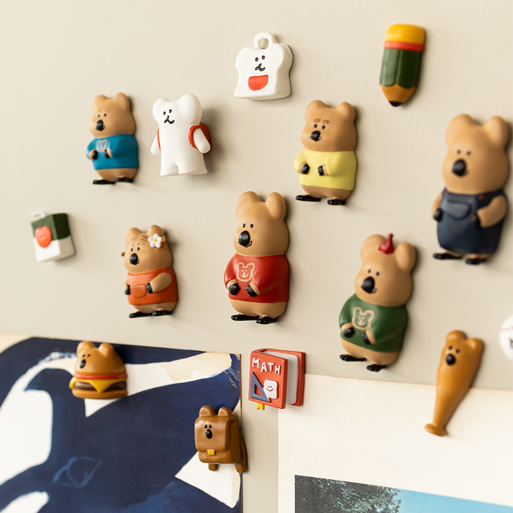 【Dinotaeng】Quokka in School Magnet 校園磁鐵組