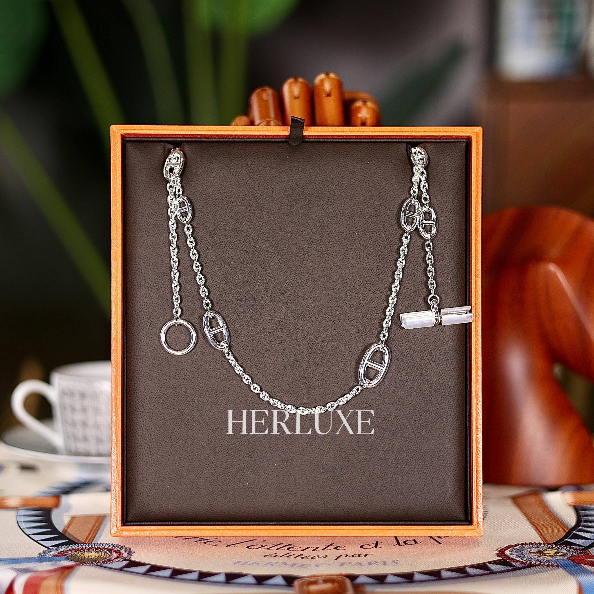 Farandole long necklace size 80cm