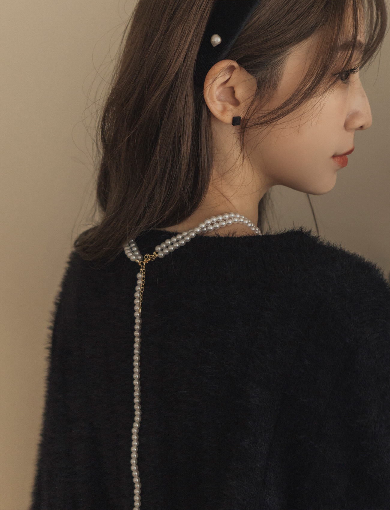 小愛心珍珠項鍊