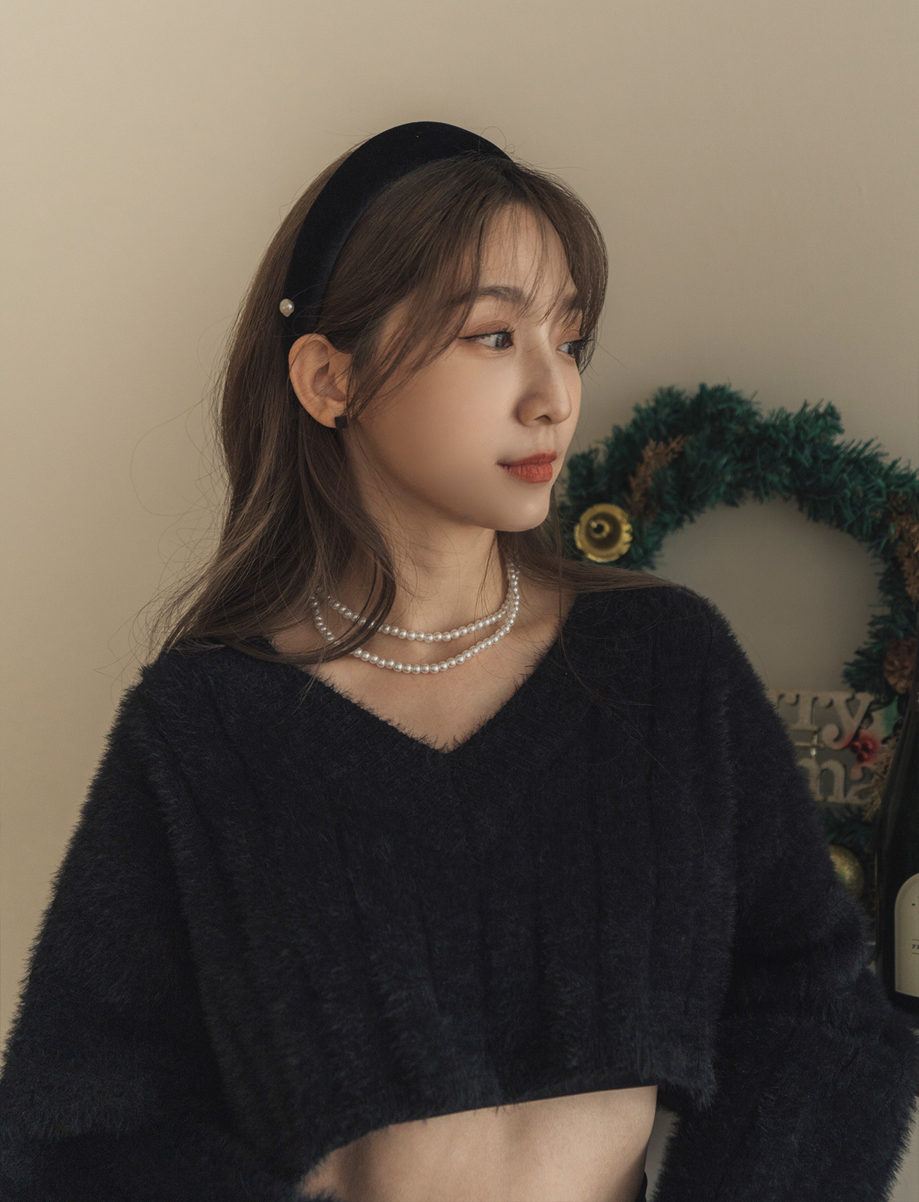 小愛心珍珠項鍊